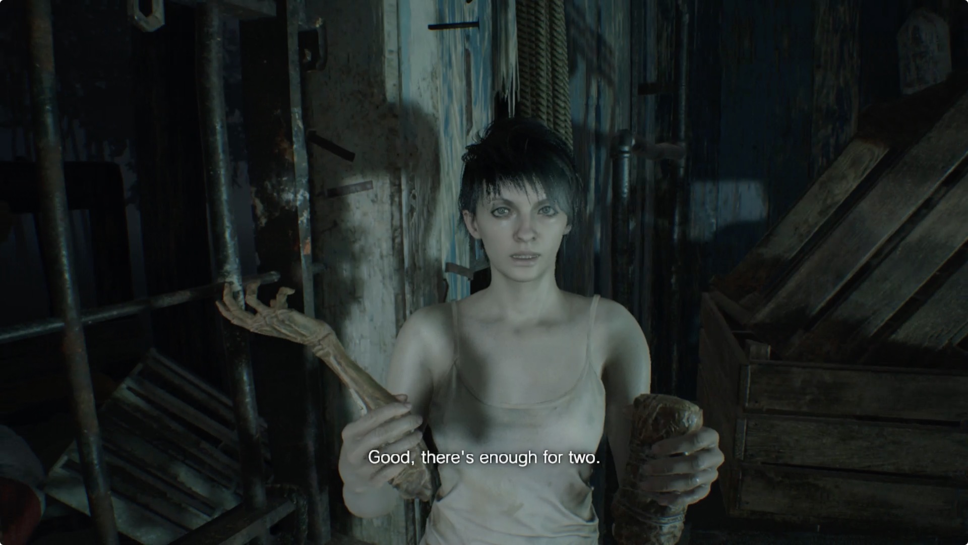 Resident Evil 7 review Zoe Baker
